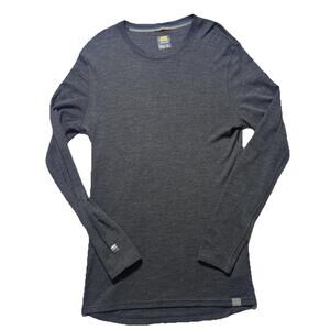Meriwool Layers 250g Mens Grey Base Layer Long Sleeve Shirt XL